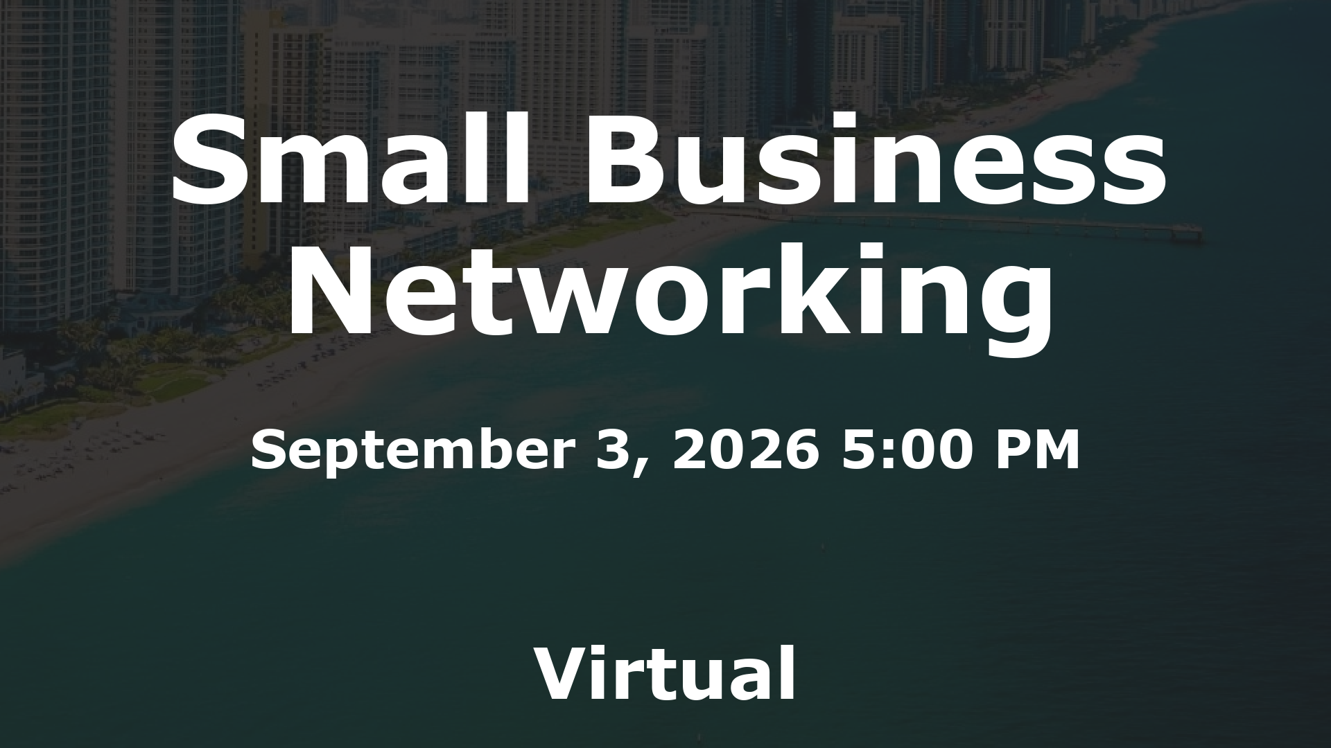 Small Business Networking event image